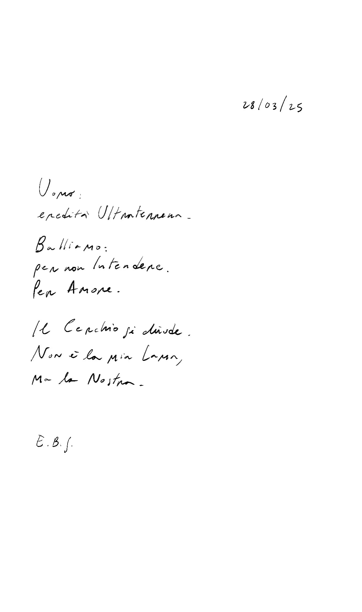 Errata Corrige, A work by ENEA BATTISTA SERRA | PITTRICE