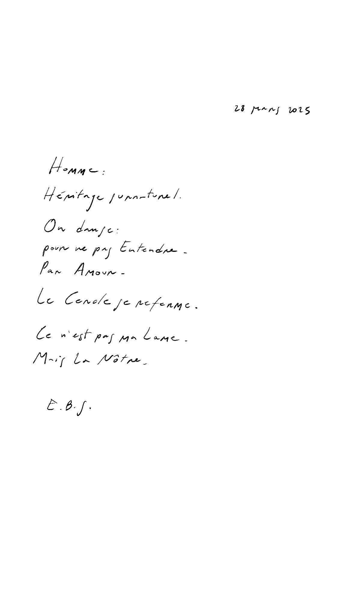 Homme, A work by ENEA BATTISTA SERRA | PITTRICE