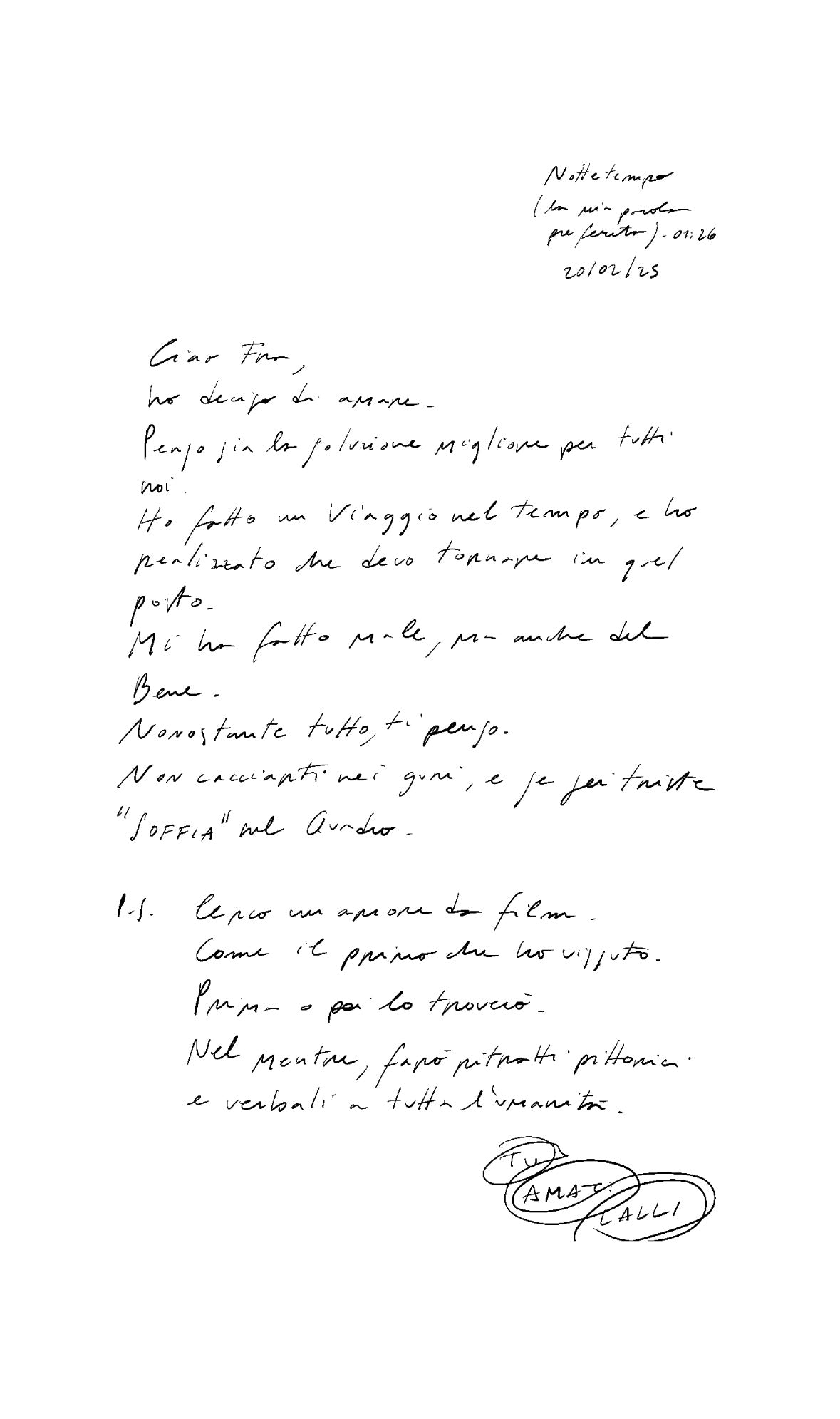 Lettere d'amore., A work by ENEA BATTISTA SERRA | PITTRICE