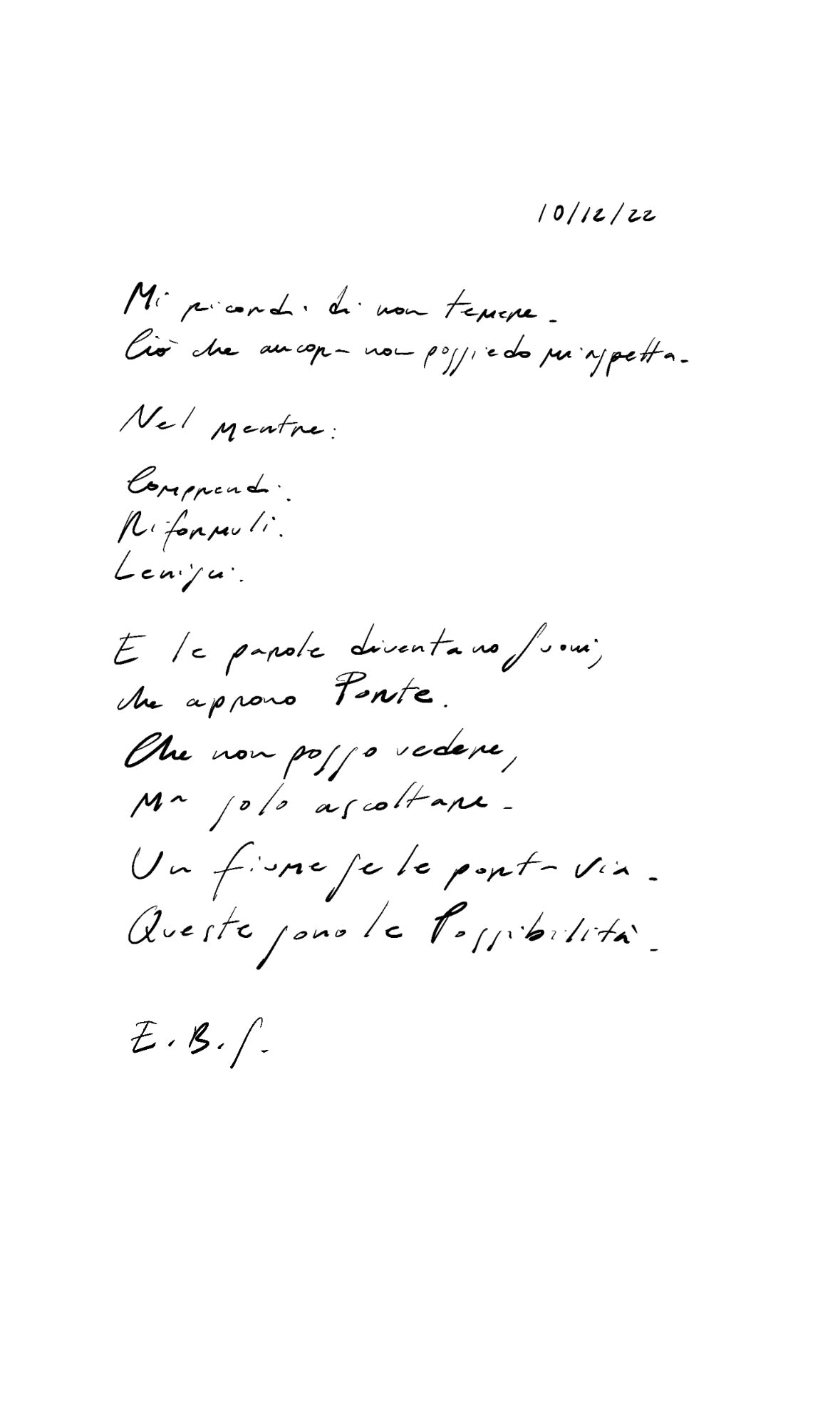 God, a river., A work by ENEA BATTISTA SERRA | PITTRICE