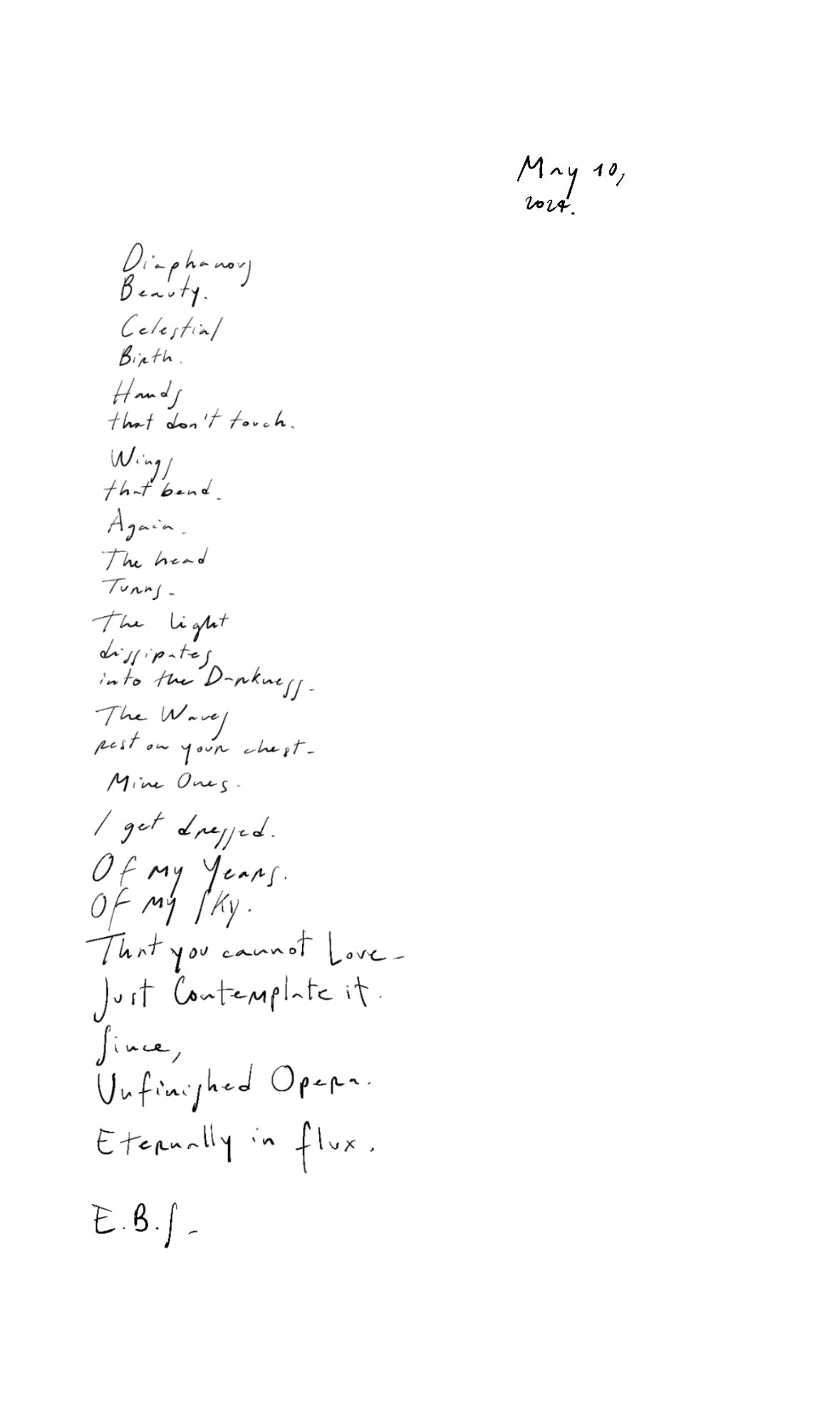 Beauté Diaphane., A work by ENEA BATTISTA SERRA | PITTRICE
